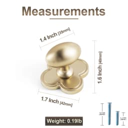 Goo-Ki Low Profile Antique Brass Cabinet Pulls Double Hole Centers(11.4''/12.6'') Zinc Alloy Handle for Drawer Cupboard Wardrobe