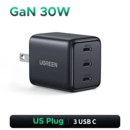 UGREEN 30W GaN Charger PD 3.0 UFSC PPS For iPhone 17 16 15 Pro Max Samsung S25 Xiaomi Tablet iPad Air Pro 3 USB C Phone Charger