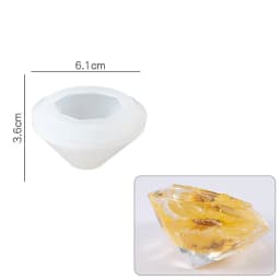 50/60/80mm Diamond Shape Silicone Mold UV Epoxy Resin Molds Jewelry Making Home Decoration Craft Resin Craft Art Ornaments