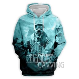 New Fashion Stalker Game 3D Printed Clothes Streetwear Men Hoodies Sweatshirt Fashion Hooded Long Sleeve Pullover Tops