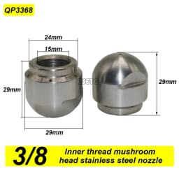 Stainless Steel High-pressure Nozzle Cleaning And Dredging Machine Small Car Washing Machine Accessories Dredging Sewage Holes
