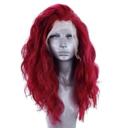 Light Blue Wig Synthetic Lace Front Wig Free Long Loose Curly Lace Wigs Glueless Synthetic Hair Wig Blue Cosplay Wig
