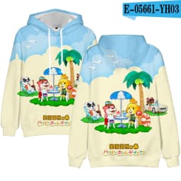 Hoodies men Animal Crossing 3D Sweatshirts Women pullover Cartoon Game Harajuku Funny Student's Hooded Spring/Autumn Tops
