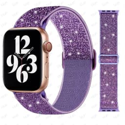 Nylon Strap for Apple Watch Band Ultra2-1 49mm 41mm 45 mm 38/42 Bohemian Elastic Bracelet iWatch Series 9 8 7 6 5 4 3 Se 40/44mm
