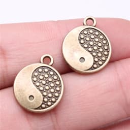 10pcs Enamel Kung Fu Tai Chi Charms Pendants For Necklaces Earrings DIY Making Yin Yang Charms Handmade Jewelry Findings