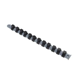 3pcs/Set Plastic Socket Organizer 1/4 3/8 1/2 Inch Socket Tray Rail Rack Storage Holder 1/4 3/8 1/2 In Socket Clip Rail Surpport