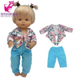 43cm Doll Clothes Coat Nenuco Ropa Y Su Hermanita 17 Inch Baby Dolls Jacket Children Girl Birthday Gifts