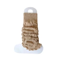 Y2k Boot Cuffs Cover Knitted Knee Sleeves for Women Winter Warm Foot Cover Long Socks Leg Warmers Solid Lolita Crochet Heap Sock