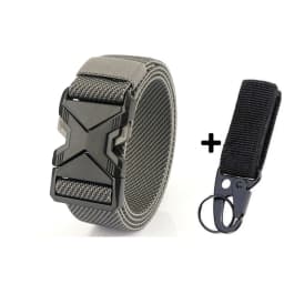 New Quick Release Metal Pluggable Buckle Tactical Belt Breathable Elastic Military Belts For Men Stretch Pants Waistband Hunting