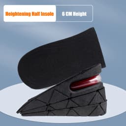 Height Increase Insoles for Men Women Elevator Shoes Insole Foot Pads Adjustable Heel Lift Inserts Heightening Insoles 3-7.5cm