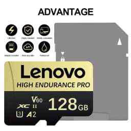 Lenovo High Speed Class 10 Mini SD Memory Card 256GB Micro TF Card for Smartphone - 32GB 64GB 128GB 256GB 512GB Options Availabl