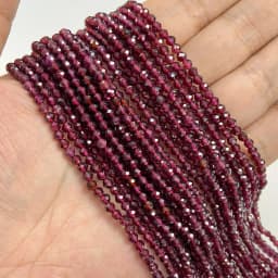 Natural Rose Pink Red Quartz Crystal Stone Beads 2 3 4mm Agates Chalcedony Morganite Rhodochrosite Gem Bead For Making Jewelry