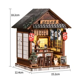 Mini Wooden Doll House DIY Small House Kit 3D Puzzle Making Room Dollhouses Toys Home Bedroom Decorations With Furniture Gifts