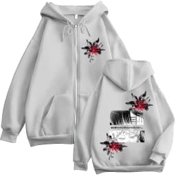 Animation Summer Light Death Yoshiki Light Eyes Zipper Hoodie Men's and Women's Fashion Zipper Hoodie Long Sleeve Hoodie Jacket