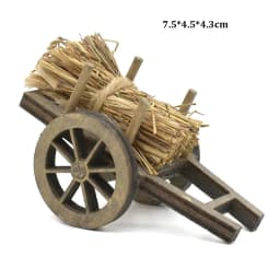 New 1:12 Scale Dollhouse Firewood Pile Multistyles Mini Cart Scene Model Micro Landscape Fairy Garden Decor