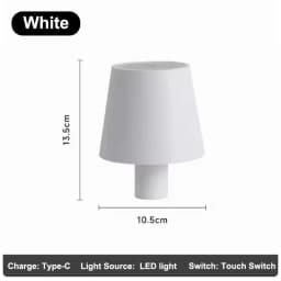 GGbingo LED Bottle Lamp USB Rechargeable Mood Desk Bottle Lamp 2000mAh Touch Stepless Dimmer RGB 3 Color RGB Table Night Light