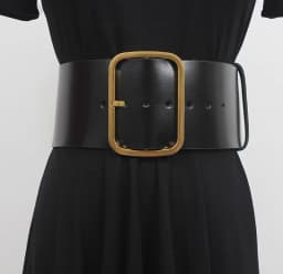 DEAT Fashion Women's Head Layer Cowhide Belt Adjustable Metal Buckle Waistband Clothes Accessory Winter 2024 New Tide 7AB2912