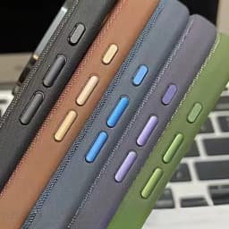For iPhone 18 17 16 15 Pro Max Plus Air Tech Woven Magnetic Case For MagSafe Shockproof Soft Edge Raised Camera Protection