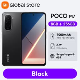 POCO M7 Global Version Snapdragon 685 Smartphone 5G 6.9" 144Hz FHD+ DotDisplay 50MP Camera 7000mAh Battery 33W Fast Charging NFC
