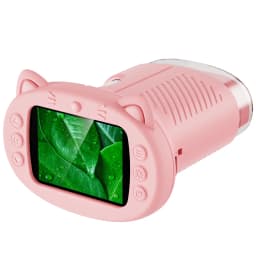 Handheld Kids Microscope Science Education Toy 2.4-Inch Screen 1000x Pocket Microscope Christmas Birthday Gift for Boys & Girls