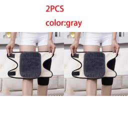 1/2/3PCS Thickened Warm Knee Sleeves Winter Adjustable Cold Proof Daily Use Knee Pads Two Layer Thermal Jogging Knee Protector