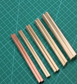 H62 Brass Rods 2-8mm X 100mm, Knife Pins Round Bolts for Knife Handle, DIY Knife Making Fittings Hardware, Metal Dowel Pins