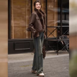 LOUIS YAO Women's Down Coats 2026 Winter Jackets Light Luxury Style Patchwork Fur Collar Thickened Warmth Duck Down Jacket
