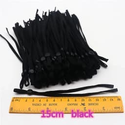 10-12CM Mask Elastic Band 15cm Colorful Mask Elastic Band Mask Rope Belt Adjustable Ear Hook Sewing Accessories 50/100pcs