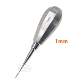 Pet Dental Instruments Feline Canine Dental Elevators with Auxiliary Wing Short Handle Straight Root Elevators Oral Examination