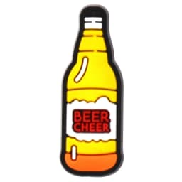 Beer Shoe Charms for Crocs Accessories 1pcs PVC Men Badge Women Sandals Buckle Kids Pins Shoes Decoration Jeans X-mas Gift