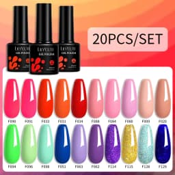 LILYCUTE 12PCs 7ml Nude Brown Red Nail Gel Polish Set Semi Permanent UV Gel For Nail Art Manicure Soak Off Gel Nail Polish Kit