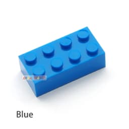 200pcs Thick 2x4 DIY Building Blocks Figures Bricks Educational Creative Compatible With 3001 Plastic Toys for Children Choice
