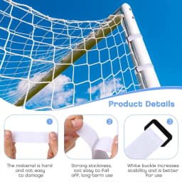 10Pcs Soccer Net Straps Adjustable Soccer Net Strap Heavy Duty Football Awning Strap Football Net Clips for Soccer Goals