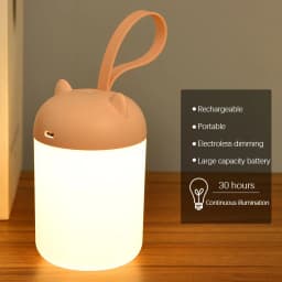 LED Night Light USB Charging Lamp Night Feeding Lights Human Touch Control Light For Bedroom Bedside Table Lighting