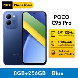 Newest POCO C95 Pro Smartphone Global Version 7500mAh Battery 45W Charging 6.9" 120Hz display 50MP Camera Helio G91-Ultra