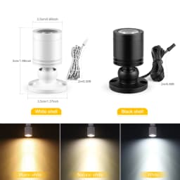 10PCS 5PCS Cabinet LED Lighting Kit 12V 3W LED Spotlight Downlight With Dimmable Touch Switch For Exhibition Case Counter Shelf