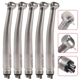 NSK Style Dental High Speed 2/4Hole  Single Spray Big Head Handpiece Push Button Tip / Cartridge Rotor