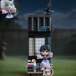 POP MART DEMON SLAYER Unwavering Resolve Arc Series Block Flgures Genuine Blind Box Doll Mystery Box Original Toys Gift