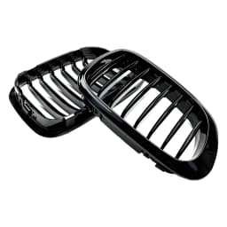 Artudatech Front Fence Grill Grille Chrome For BMW E46 2 Doors 1998-2001 3 Series