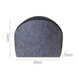 High-quality Felt Felt Insert Bag Bag Support Storage Purse Liner Organization Portable Internal Bag for For LV Alma BB