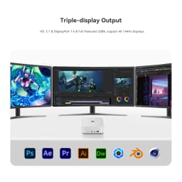 NEW Beelink SER8 Ryzen7 8745HS 8845HS Mini Gaming PC 32G RAM 1T NVME SSD Windows 11 Desktop Computer SER9 Pro HX370 SER10 MAX