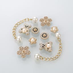 Shoe Charms for Clogs Silver Color DIY Accessories Cute & Edgy Butterfly Pearl Chains Flower Animals Decor Fashion For Sandals