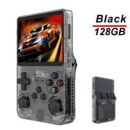 R36S Retro Handheld Game Console Linux System 3.5 Inch IPS Screen Portable Pocket Video Player 64GB/128GB Storage Kid Boy Gifts