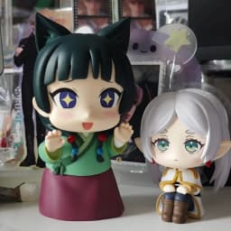 The Apothecary Diaries Maomao Figure - 4 Kinds Pose Anime Statue, Collectible Desktop Display Model with Base, Official Gift