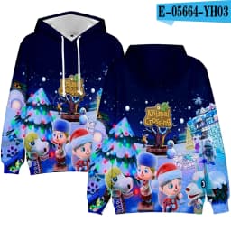Hoodies men Animal Crossing 3D Sweatshirts Women pullover Cartoon Game Harajuku Funny Student's Hooded Spring/Autumn Tops