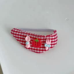 1Pc 22 Kinds Cute Mini Saliva Towel Doll Clothes Suitable For 10cm Cotton Doll Triangle Scarf Decoration