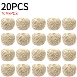 1/2/3/4/5/10/20PCS Cooking Tools Butcher's Cotton Twine Meat Prep Trussing Turkey Barbecue Strings Meat Sausage Tie Rope Cord