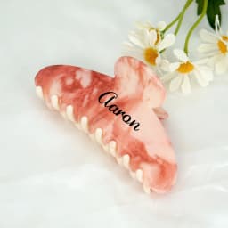 1pc Custom Logo Hair Claw Customizable Name Personalized Clip Custom Hair Claw Bridesmaid Gift Hairclips Hair Accessories