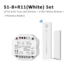 AC Triac LED Dimmer 220V 230V 110V with 2.4G Wireless RF Touch Remote Control Lamp Push PWM Dimmer Switch S1-B Dimming for Home
