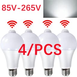 220V 110V LED E27 PIR Motion Sensor Lamp 12W 15W 18W LED Bulb with Motion Sensor Infrared Radiation Motion Detector Night Light